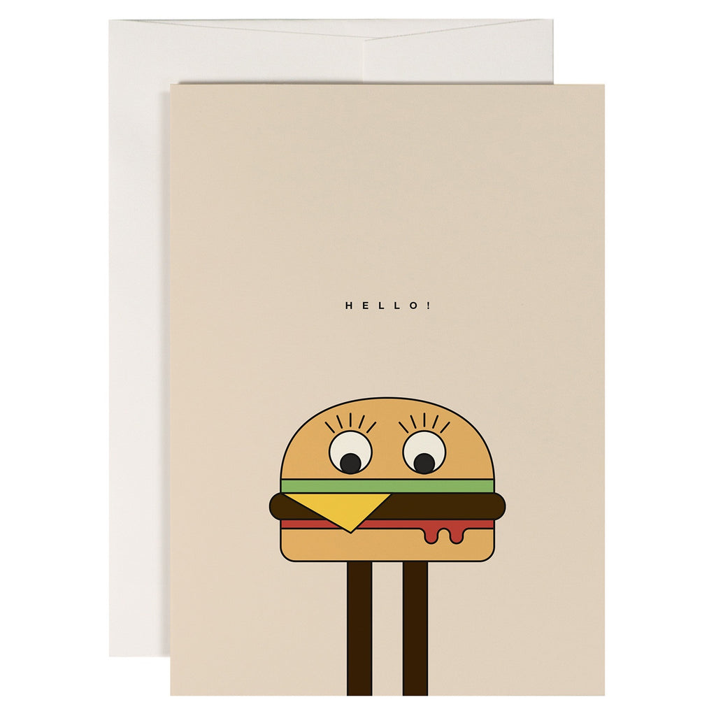 Redfries // Burgerman Greeting Card | Greeting Cards