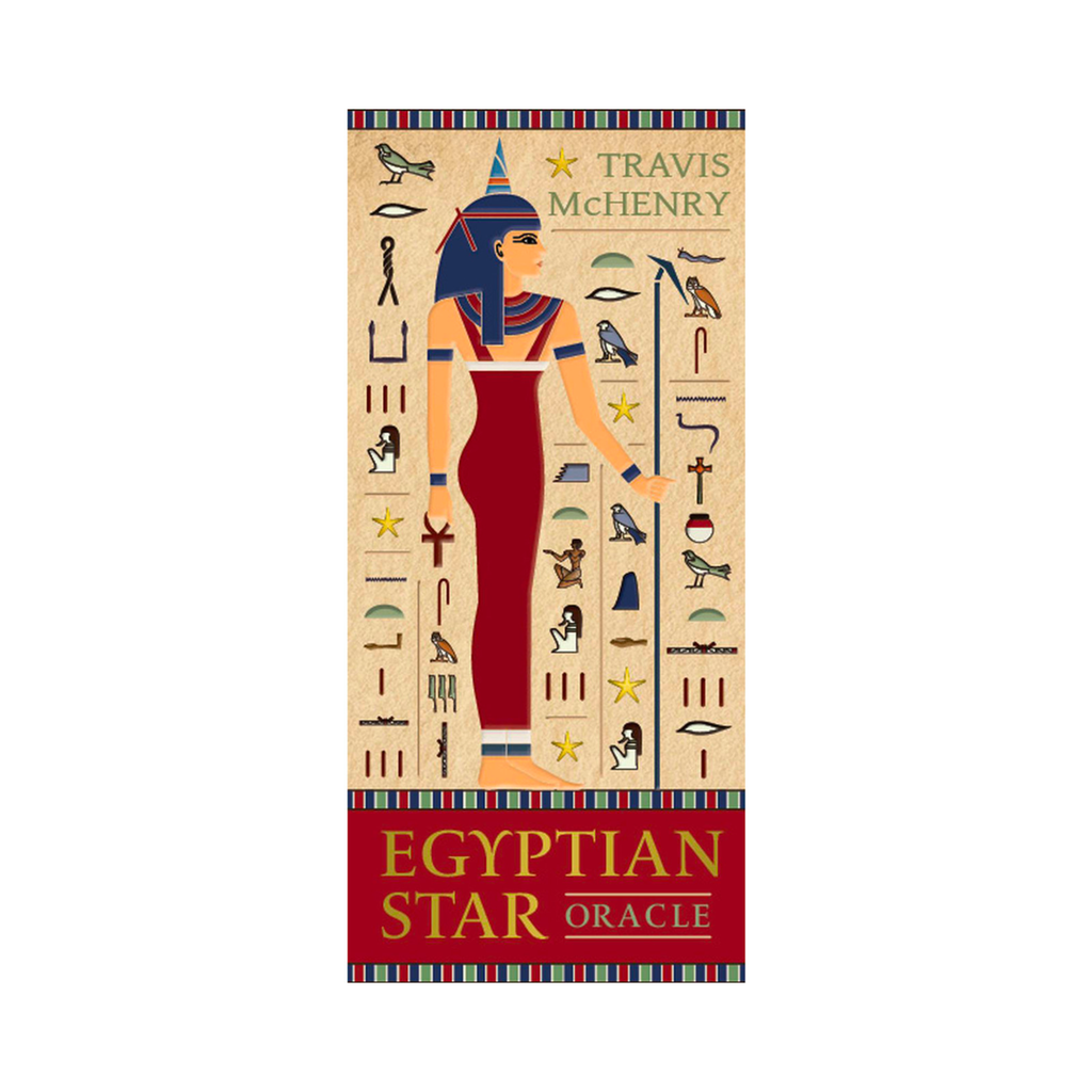 Egyptian Star Oracle: 42 Gilded Cards, 144-Page Full-Colour Guidebook and Eye of Horus Charm