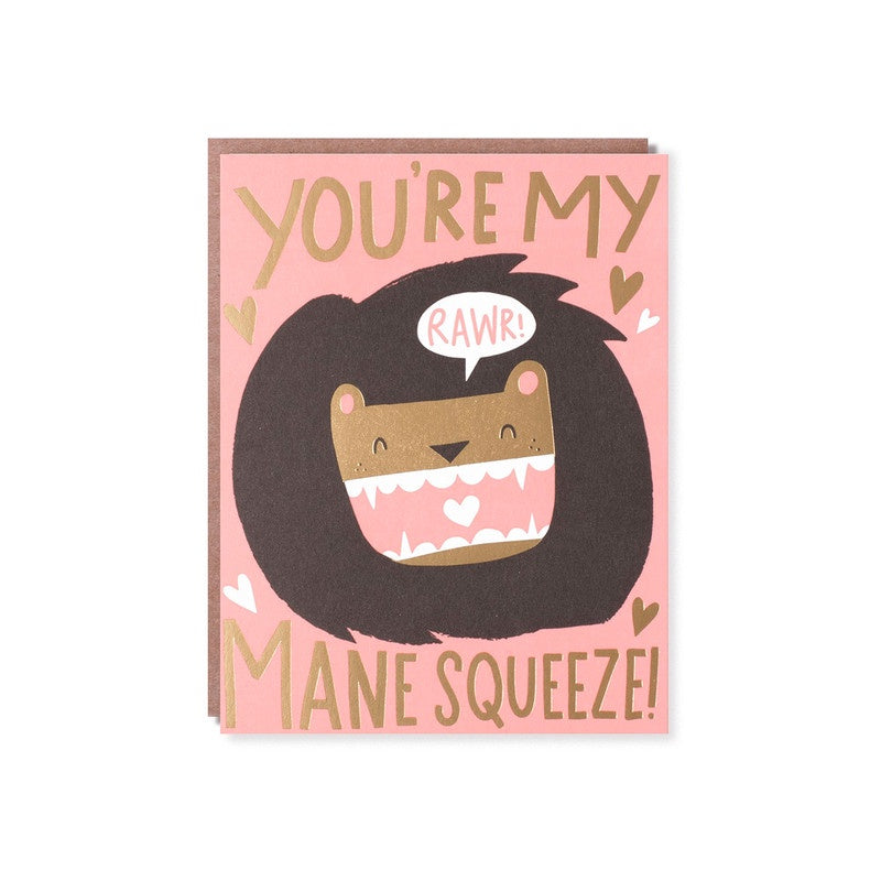 Hello Lucky // Mane Squeeze Greeting Card | Greeting Cards