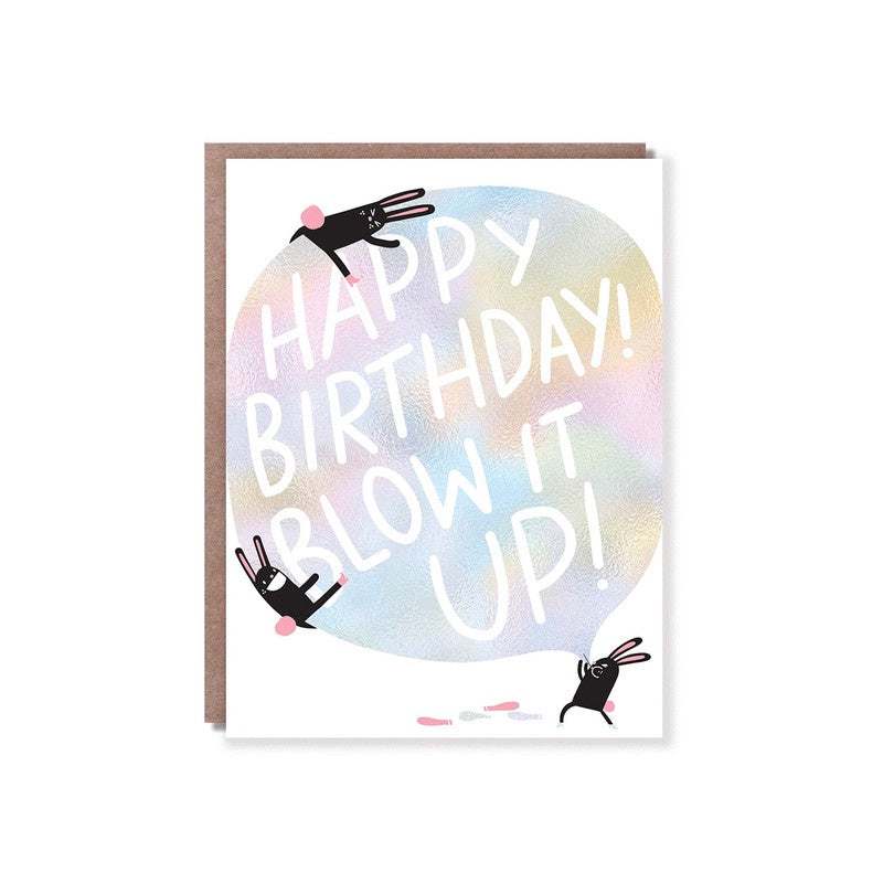 Hello Lucky // Blow It Up Greeting Card | Greeting Cards