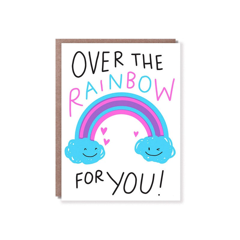 Hello Lucky // Over the Rainbow Greeting Card | Greeting Cards