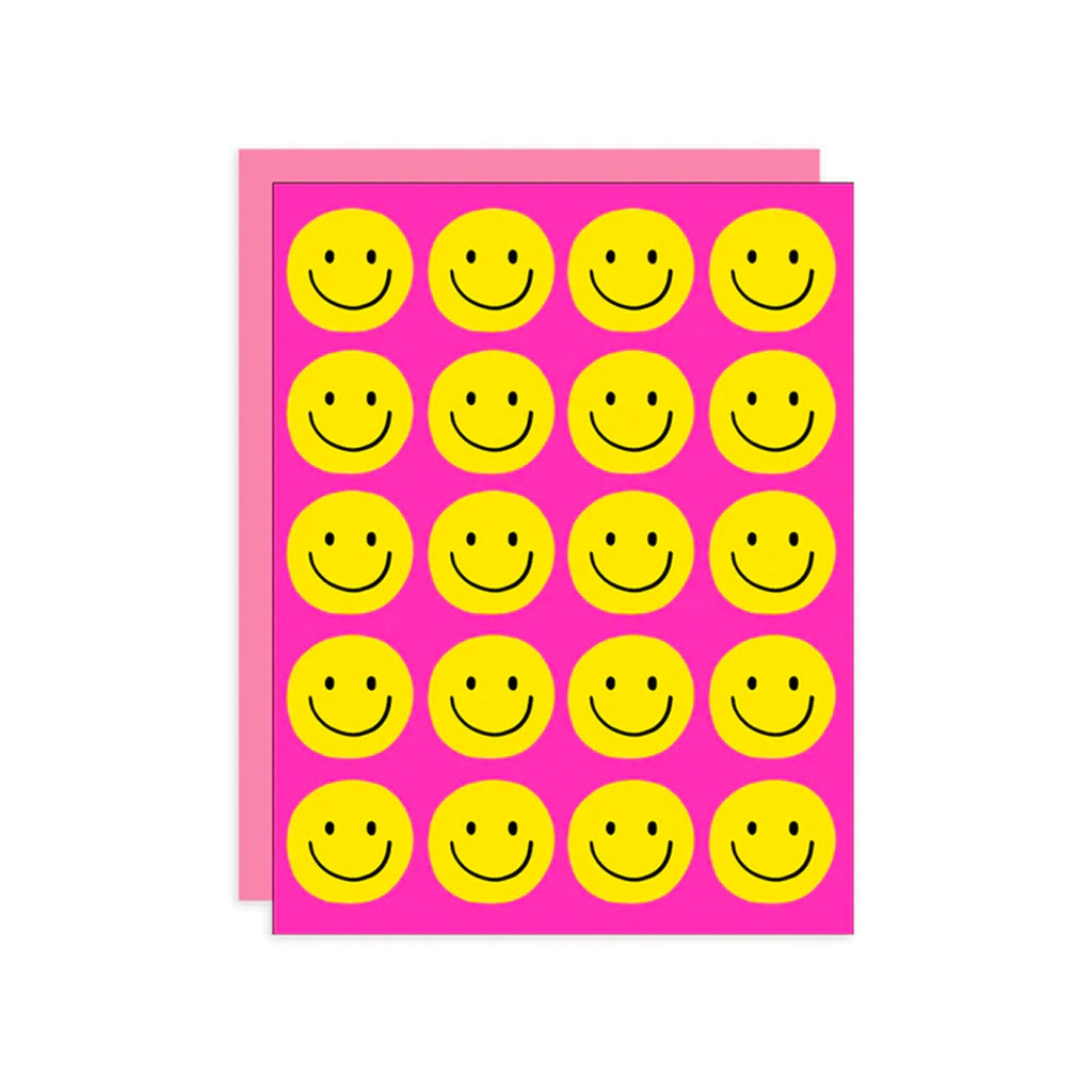 Ash Kahn // Happy Faces Greeting Card