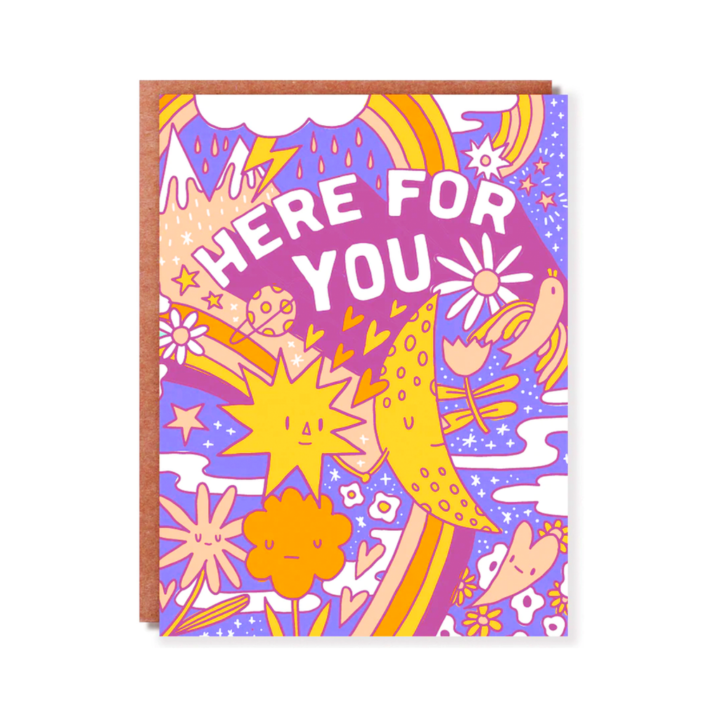 Hello Lucky // Here For You Greeting Card | Greeting Cards