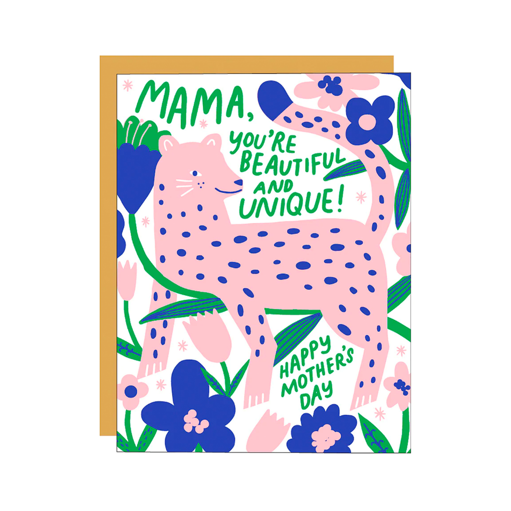 Hello Lucky // Mama Leopard Greeting Card | Greeting Cards