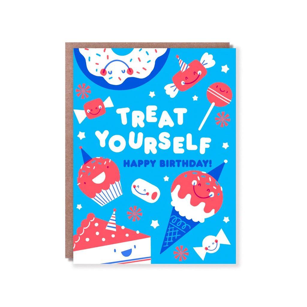 Hello Lucky // Treat Yourself Greeting Card