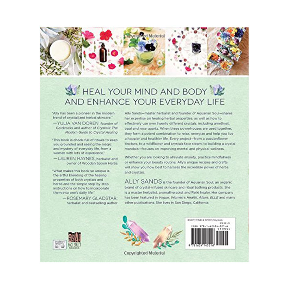 Herbs and Crystals DIY by Ally Sands | Books