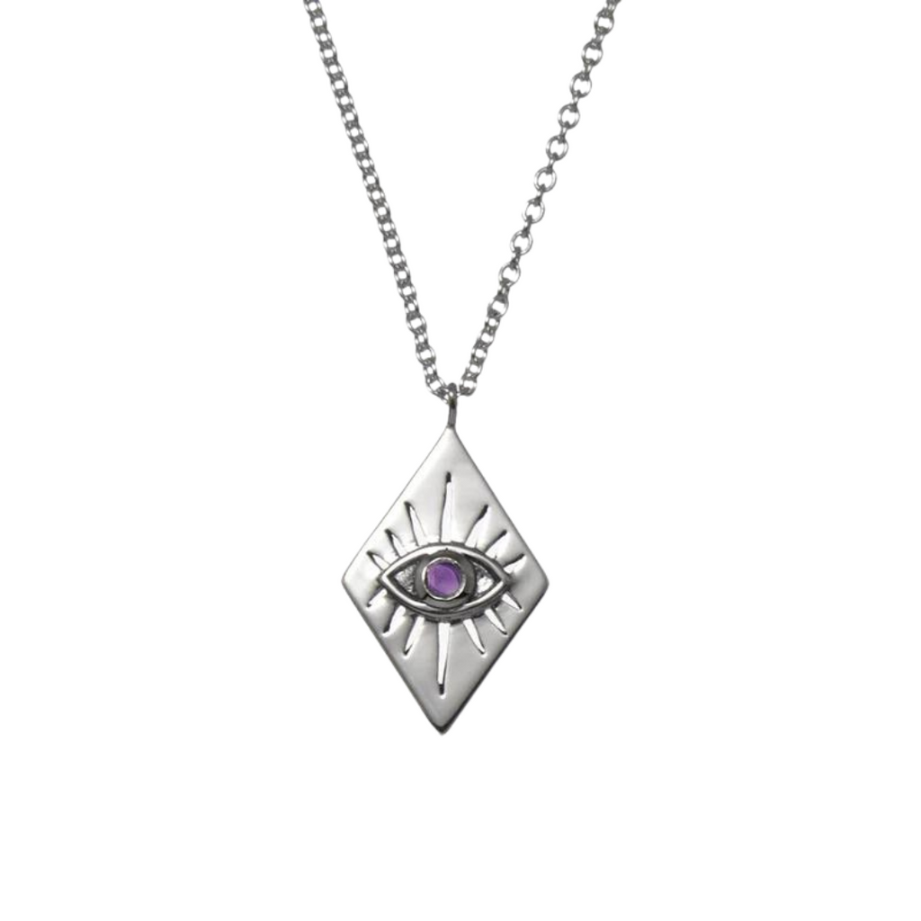 Midsummer Star // Ethereal Eye Amethyst Necklace