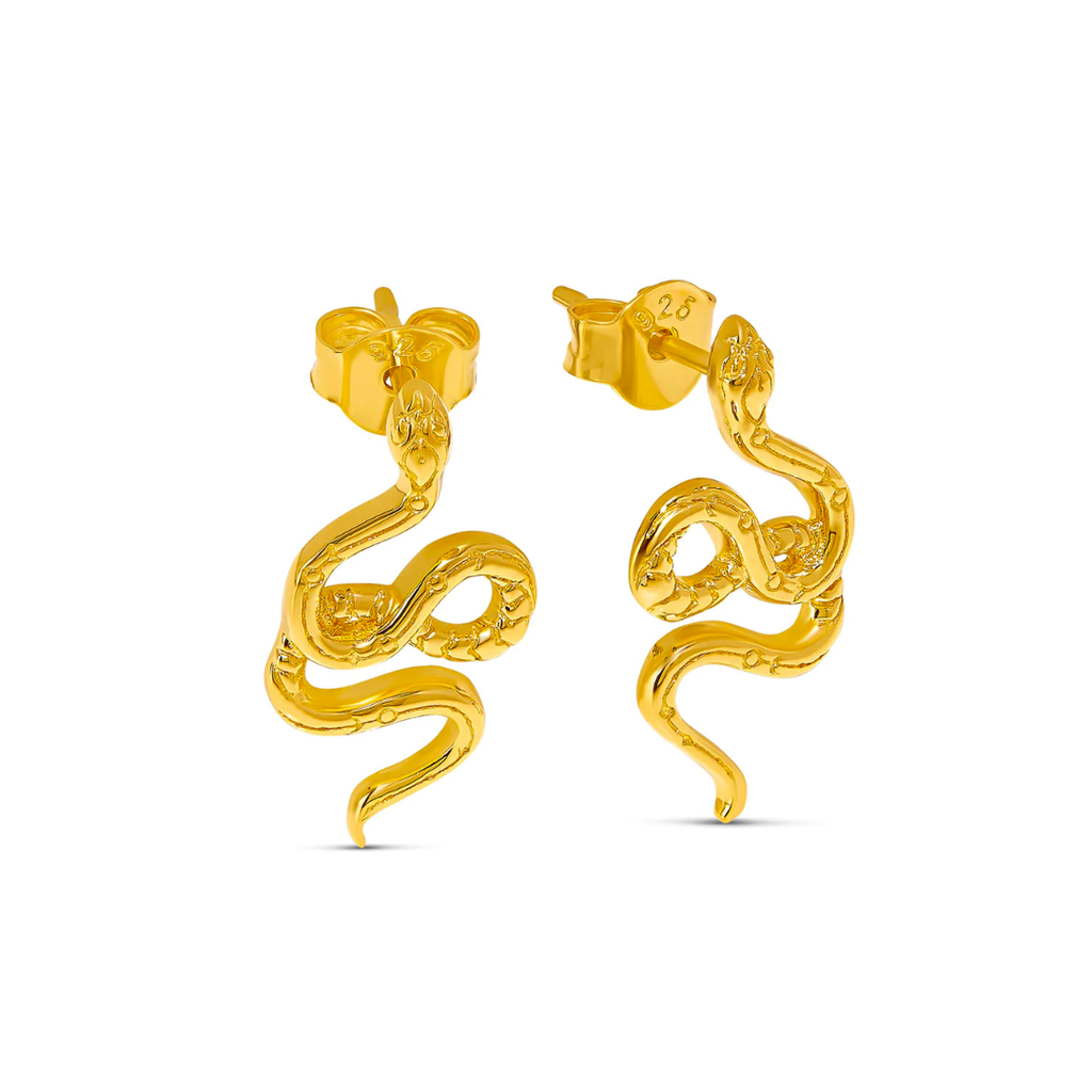 Midsummer Star // Serpent Seer Studs - Gold