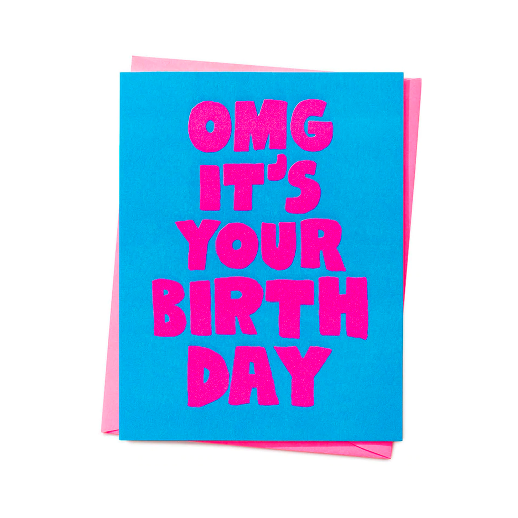 Ash Kahn // OMG Birthday Greeting Card | Greeting Cards