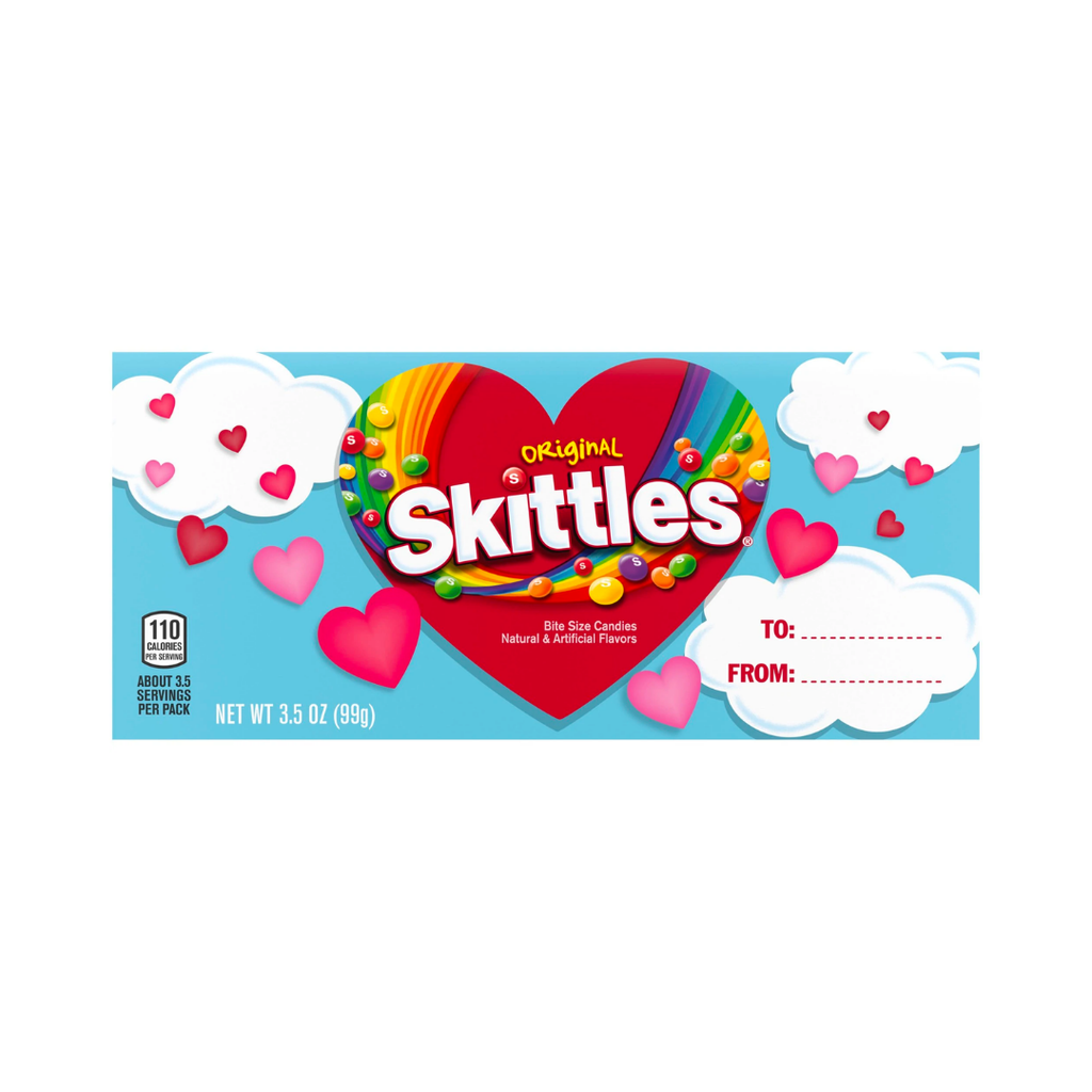 Skittles Original Chewy Candy Valentines Candy Box 99g