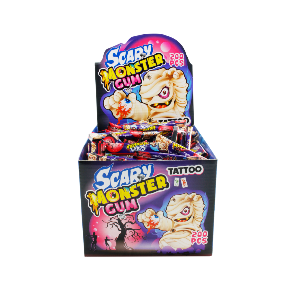 Scary Monster Tattoo Gum | Confectionery