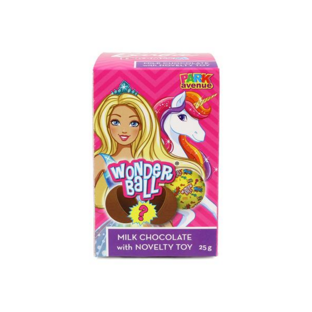 Barbie Wonderball Milk Chocolate With Novelty Toy | Confectionery