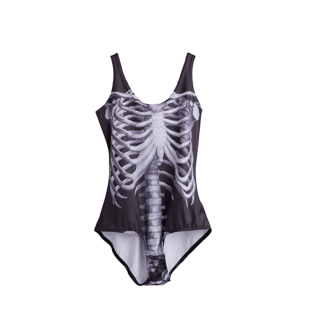 Black Milk Skeleton Bodysuit - Size M