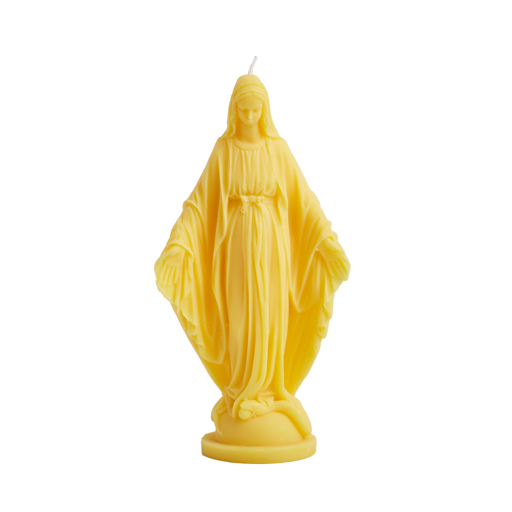 Mary Candle - Yellow