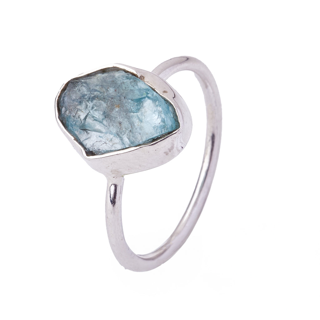 Blue Apatite Ring #2 - Size 7