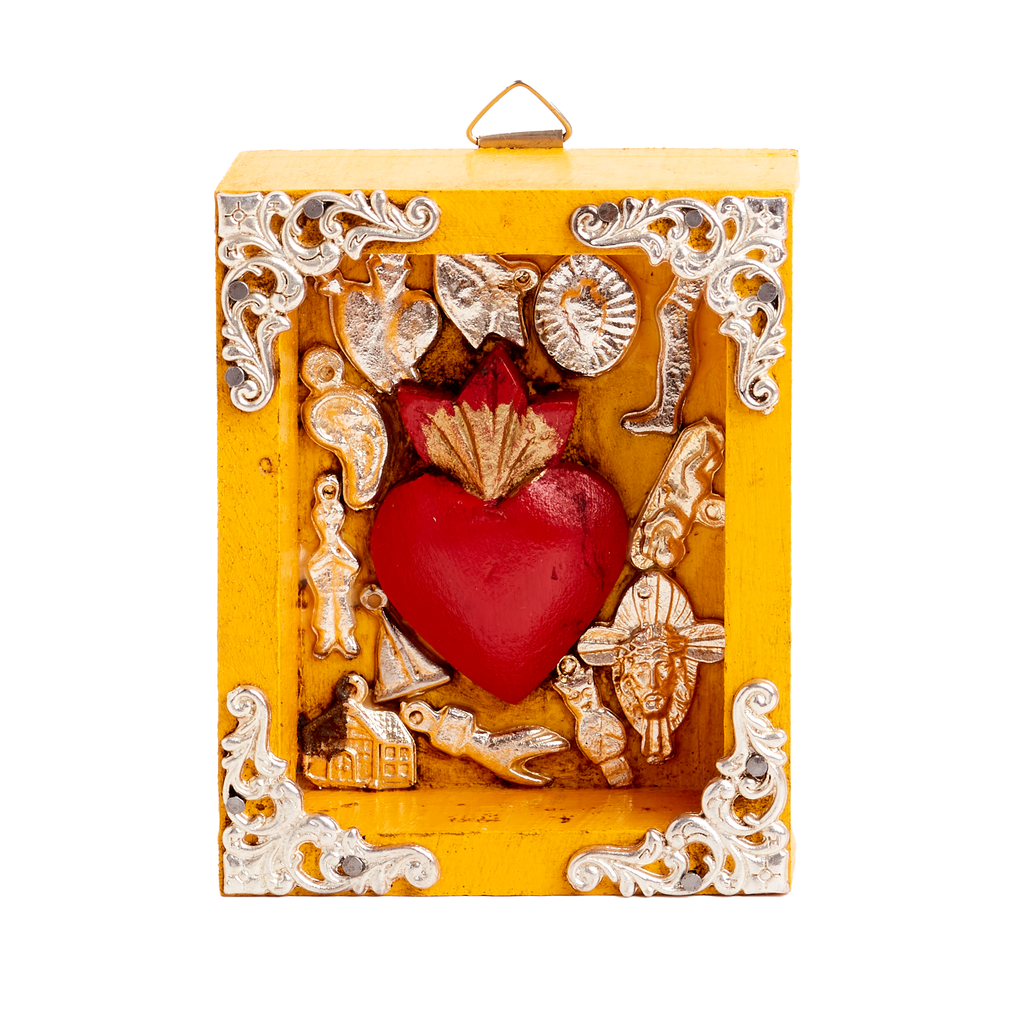 Yellow Framed Heart