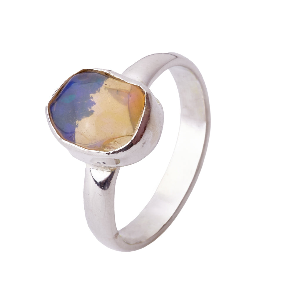 Ethiopian Opal Ring #4 -Size 6.5