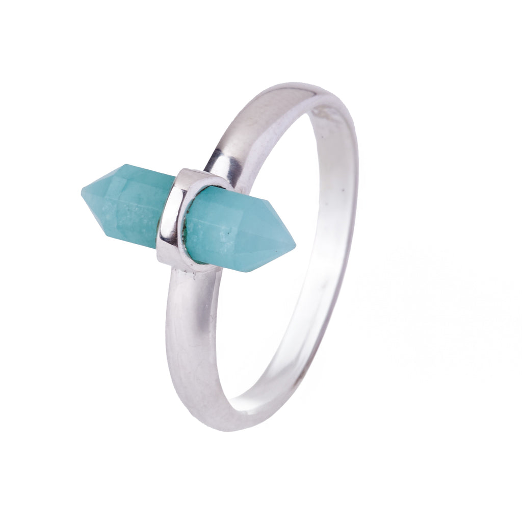 Amazonite Ring #1 - Size 7.5
