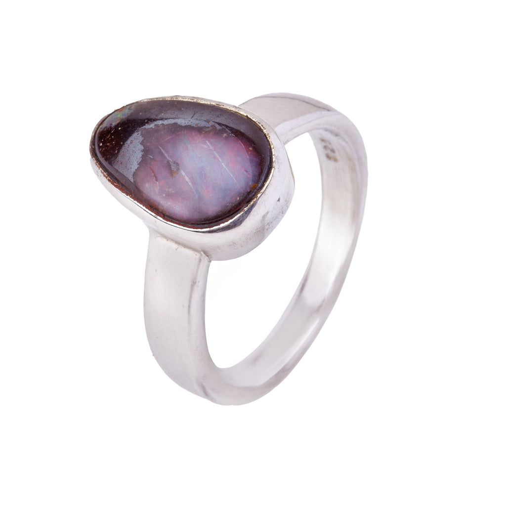 Boulder Opal Ring #1 - Size 6.5