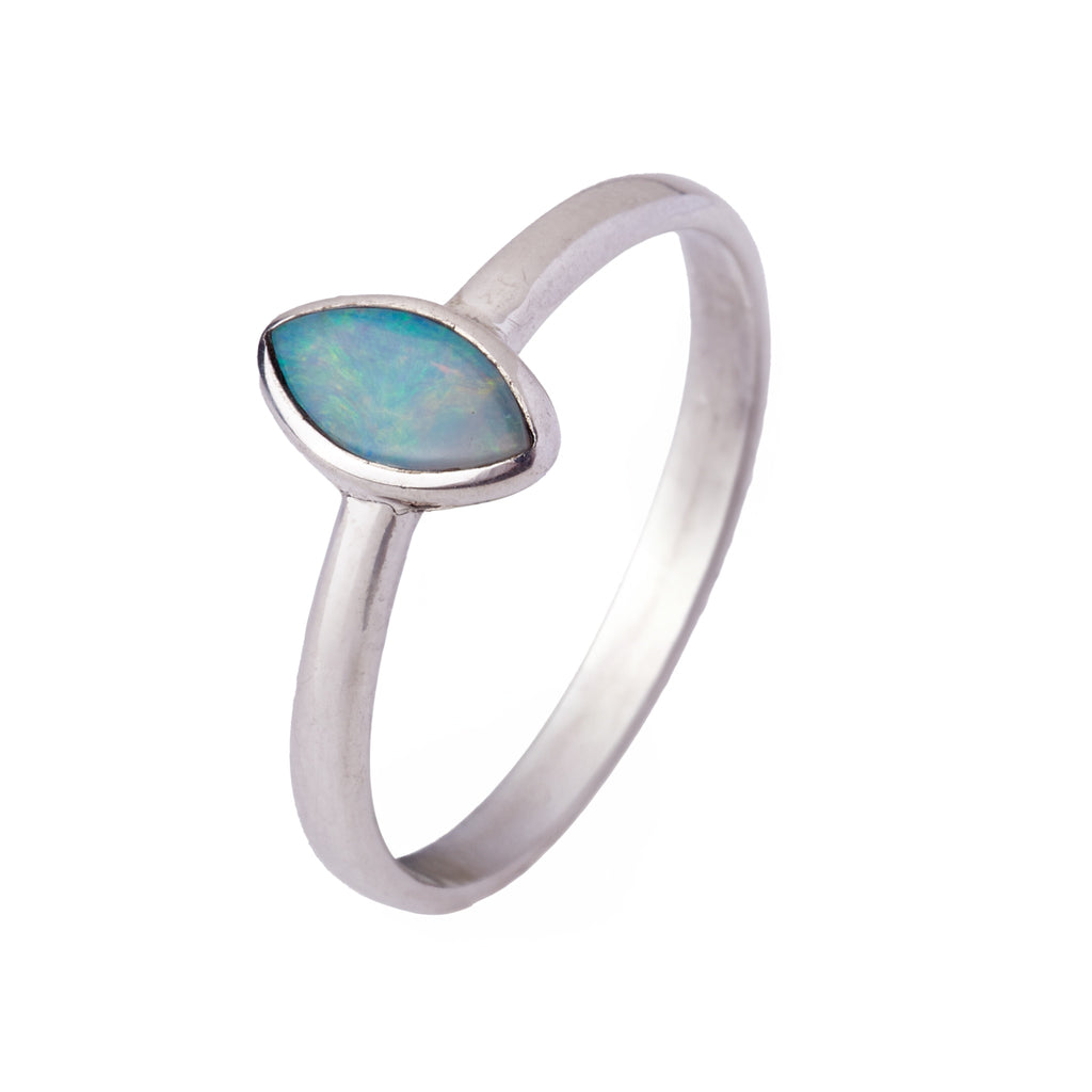 Australian Opal Ring #1 - Size 8