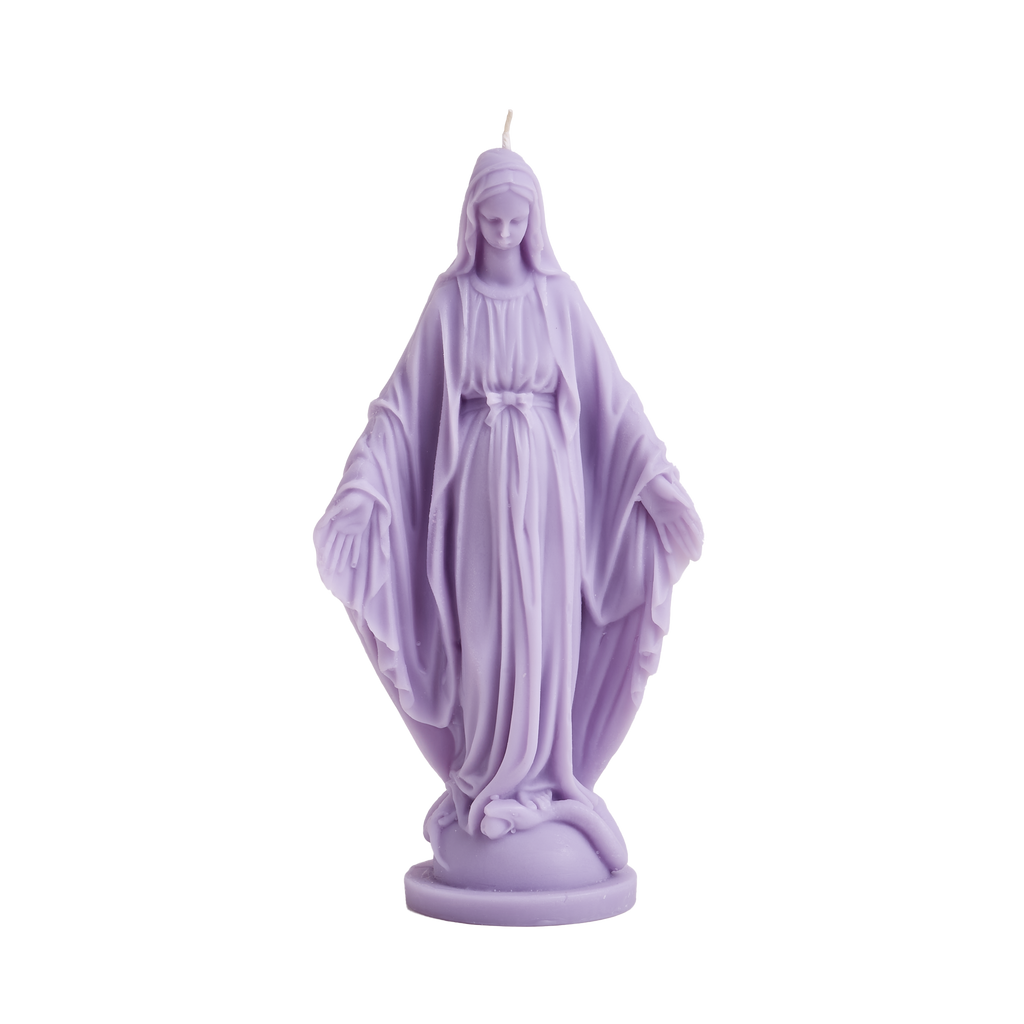 Mary Candle - Purple