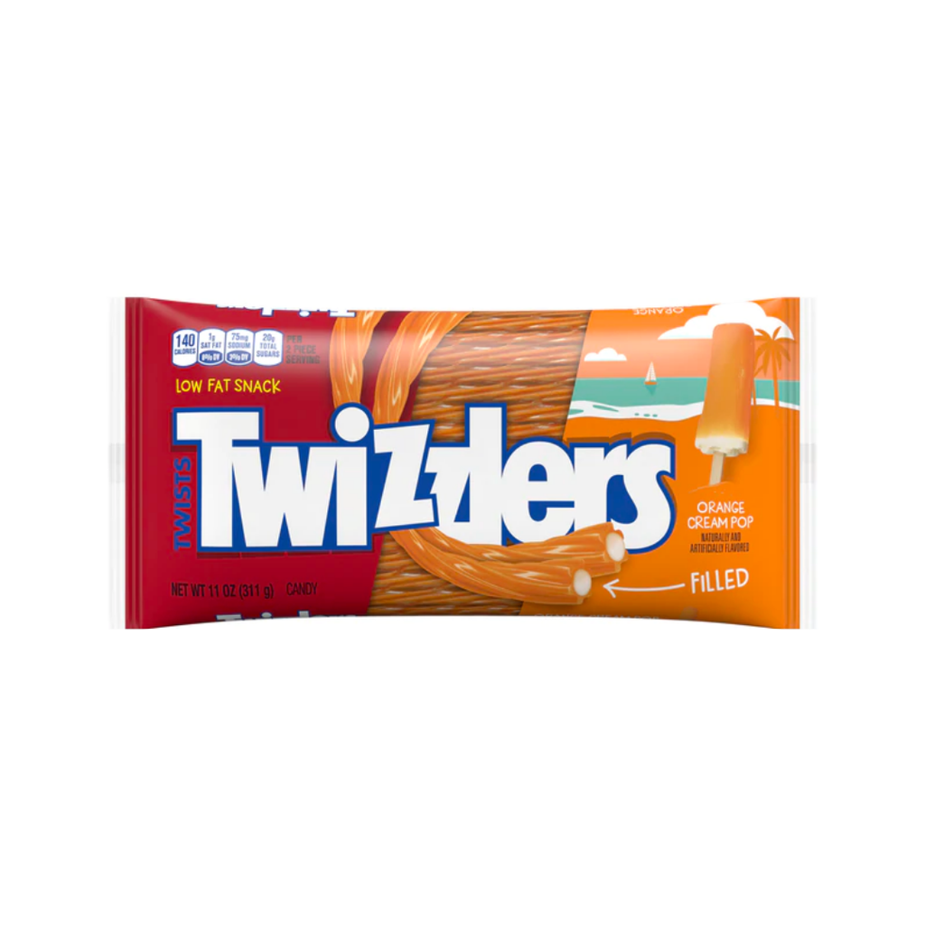 Twizzlers Filled Twists - Orange Cream Pop
