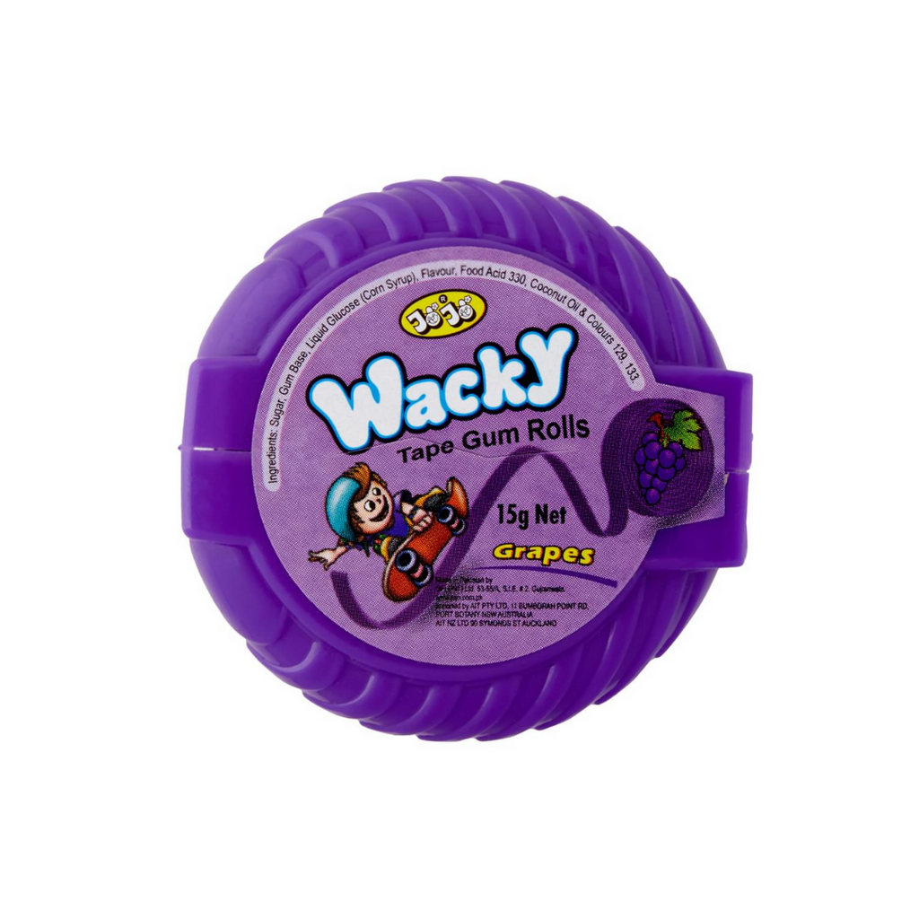 Wacky Tape Gum Rolls // Grape | Confectionery