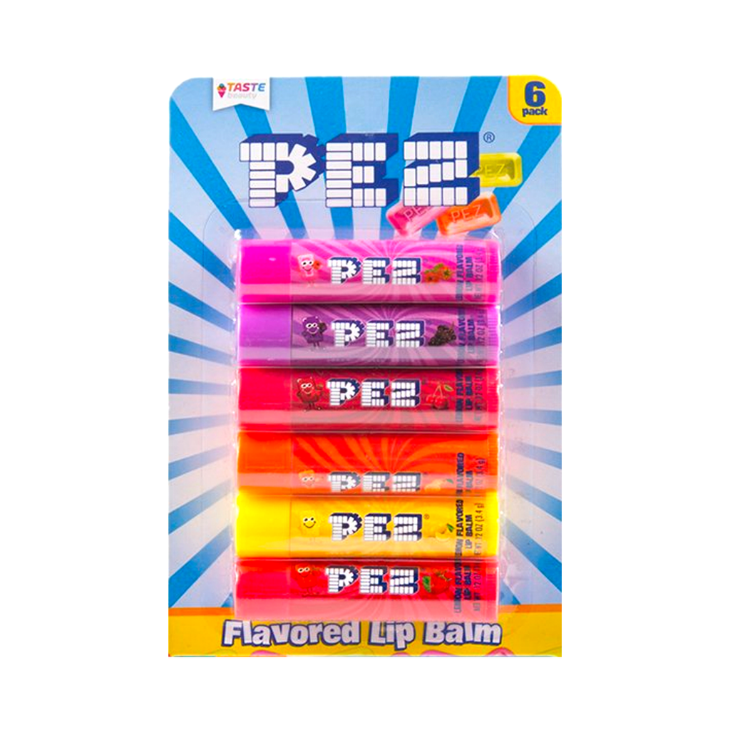 Candy Flavoured Lip Balm // Pez - 6 Pack | Lip Balm/Gloss