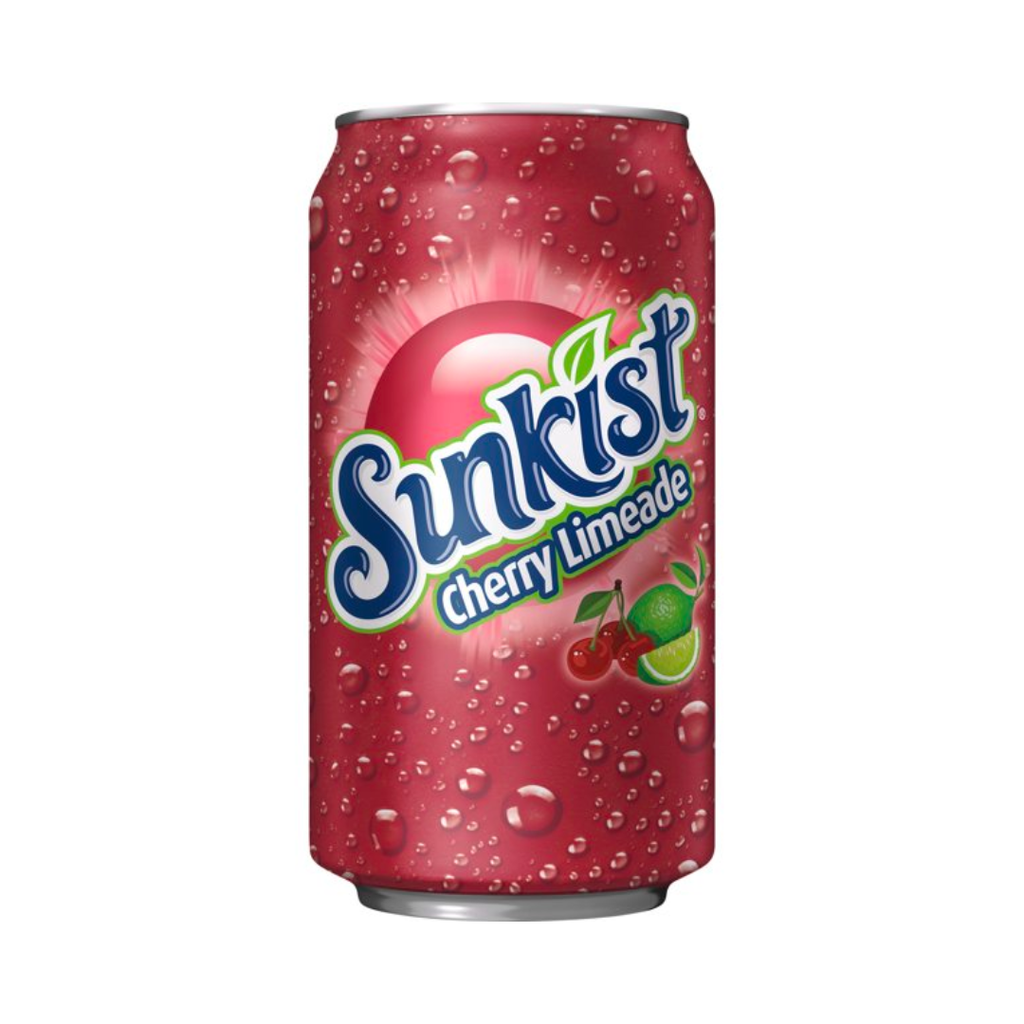 Sunkist Cherry Limeade Soda 355ml