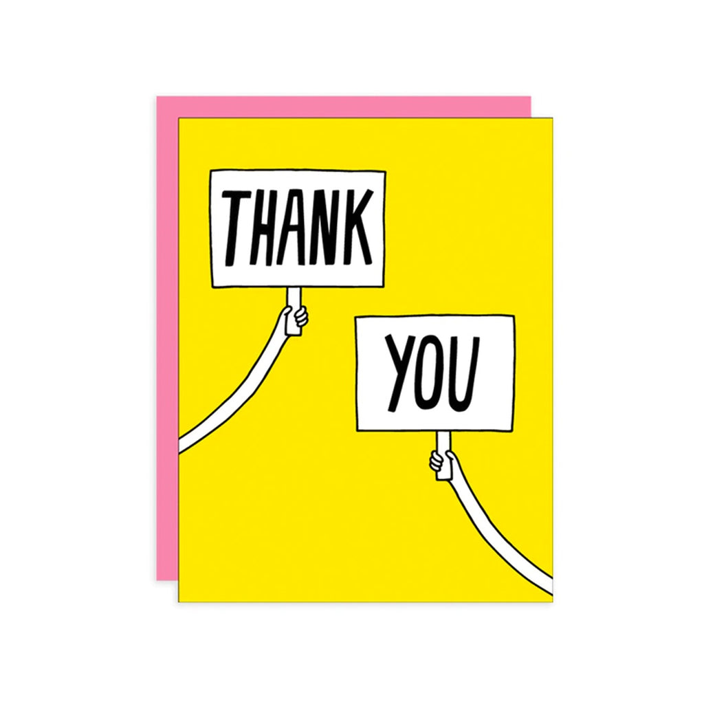Ash Kahn // Thank you Sign Greeting Card