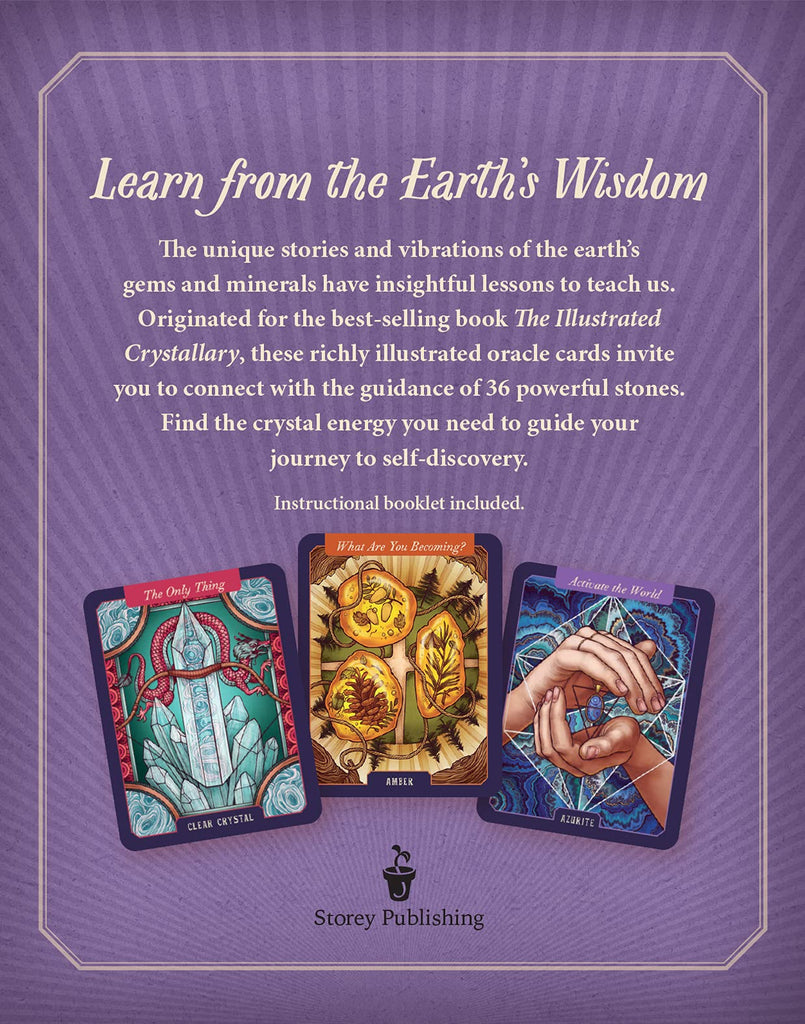 The Illustrated Crystallary Oracle Cards: 36-Card Deck of Magical Gems & Minerals (Wild Wisdom) | Decks