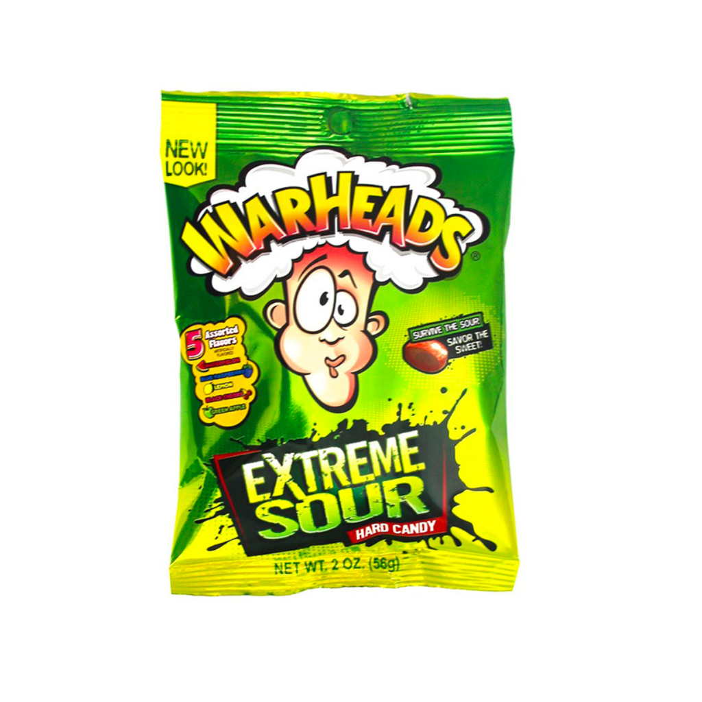 Warheads Extreme Sour Hard Candy Bag Net 56G